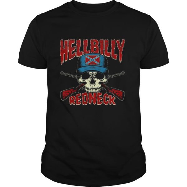 Hellbilly Redneck Skull Sun shirt