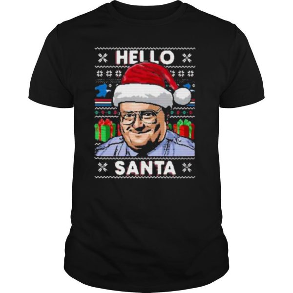 Hello santa ugly christmas shirt