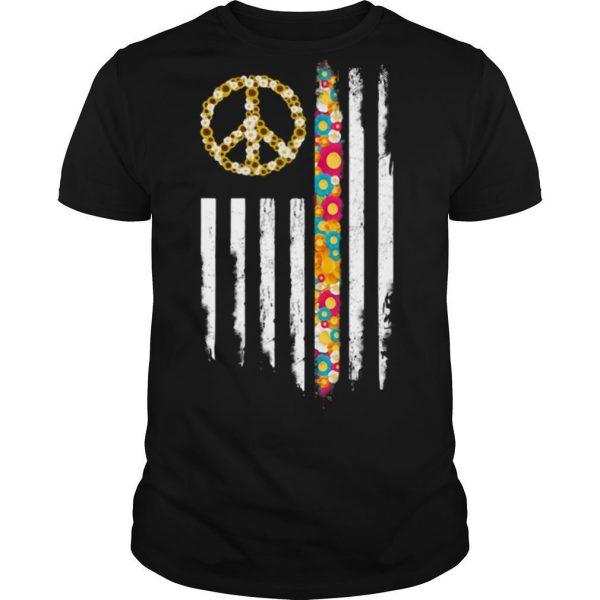 Hippie imagine flower classic shirt