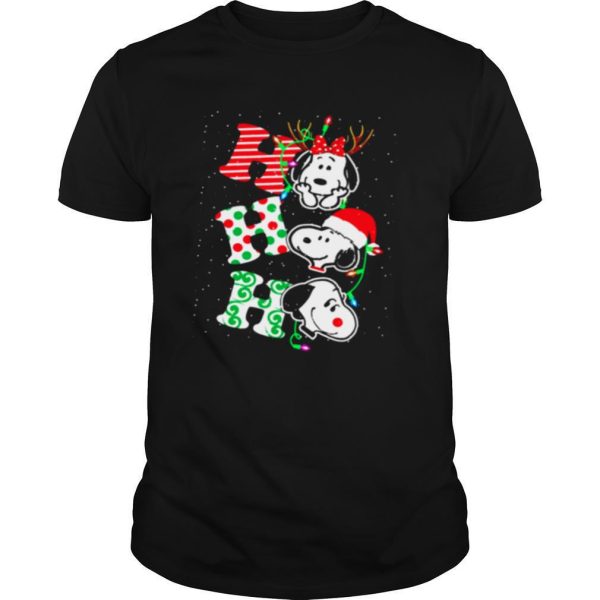 Ho Ho Ho Snoopy Christmas shirt