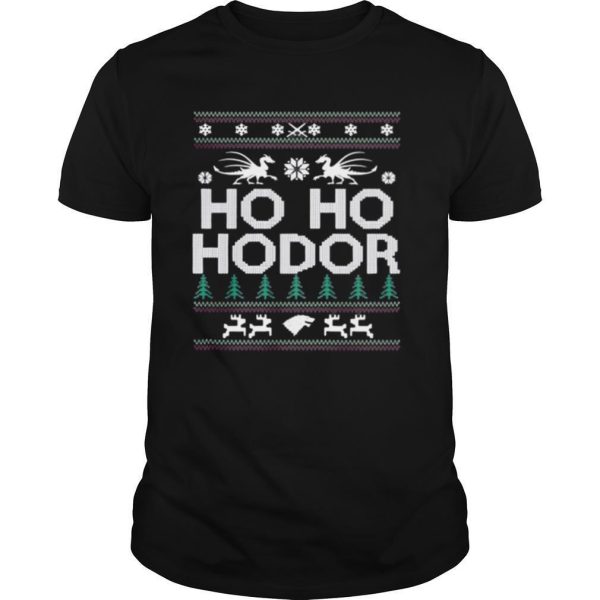 Ho Ho Hodor Toothless Merry Xmas shirt