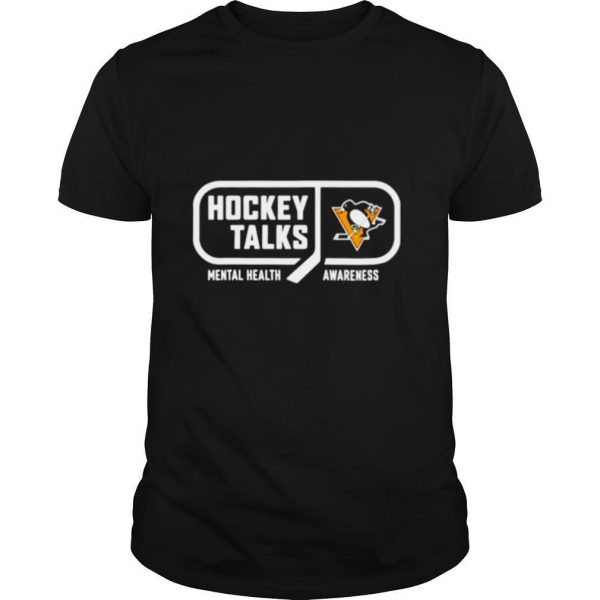 Hockey talks mental health awareness Pittsburgh Penguins shirt