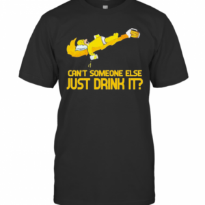 Homer Simpson Nike Can’T Someone Else Just Drink It T-Shirt