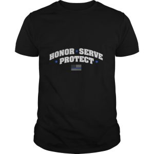 Honor Serve Protect American Flag shirt