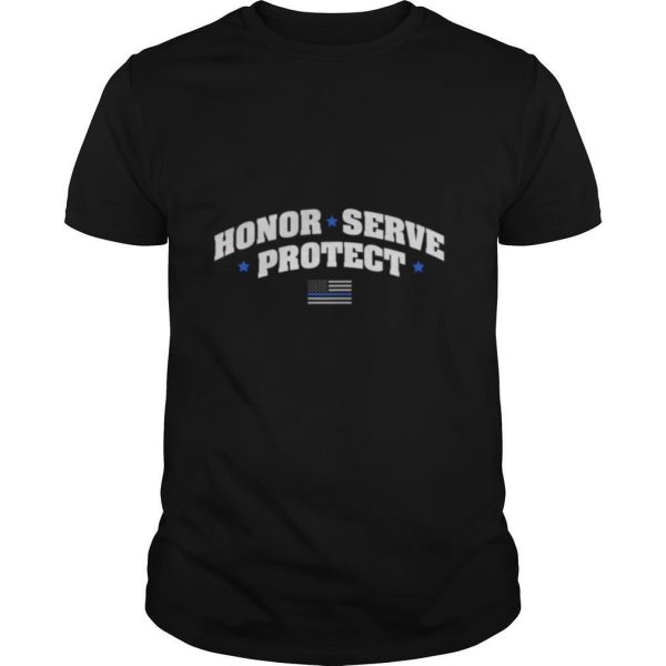 Honor Serve Protect American Flag shirt