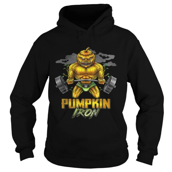 Hot Halloween Gym Workout Pumpkin Iron Motivation Men Workout shirt