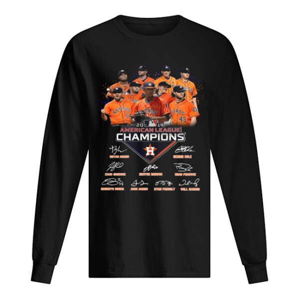 Houston Astros 2019 American League Champions Signature Shirt