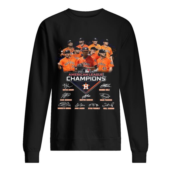 Houston Astros 2019 American League Champions Signature Shirt