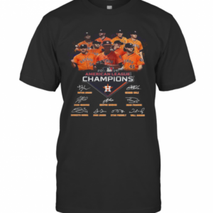 Houston Astros 2019 American League Champions Signature T-Shirt