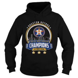 Houston Astros 2019 all west division champions October reign shirt Houston Astros 2019 all west division champions October reign shirt