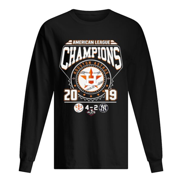 Houston Astros 4 2 New York Yankees American League Champions 2019 shirt