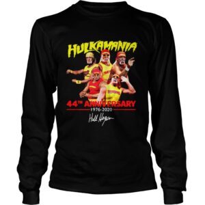 Hulkamania 44th Anniversary 1976-2020 Signature shirt
