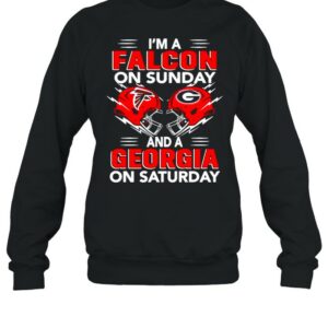 I’m A Falcon On Sunday And A Georgia On Saturday Shirt