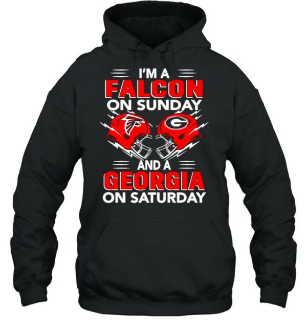 I’m A Falcon On Sunday And A Georgia On Saturday Shirt