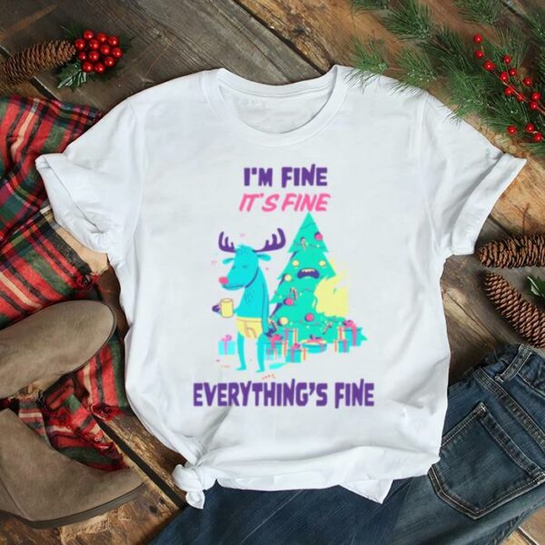 I’m Fine Meme Christmas shirt