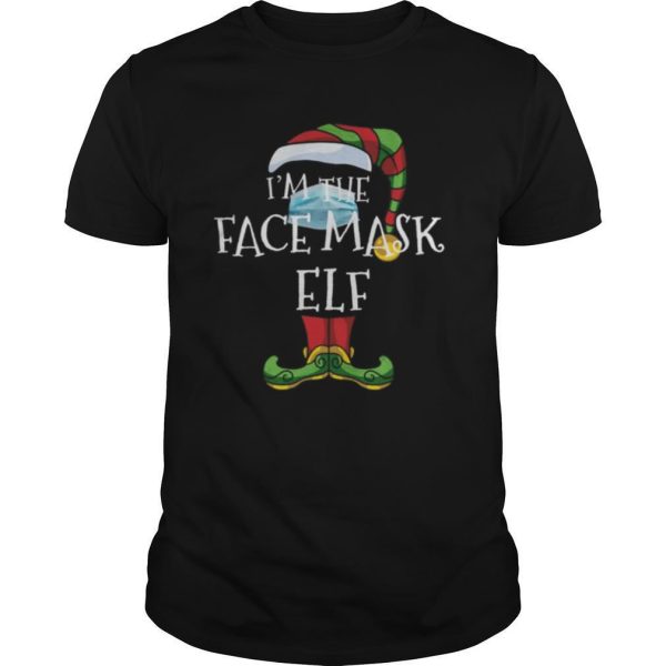 I’m The Face Mask Elf Matching Family Christmas Funny Pajama shirt