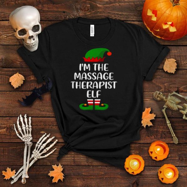 I’m The Massage Therapist Elf Christmas Family Matching T Shirt