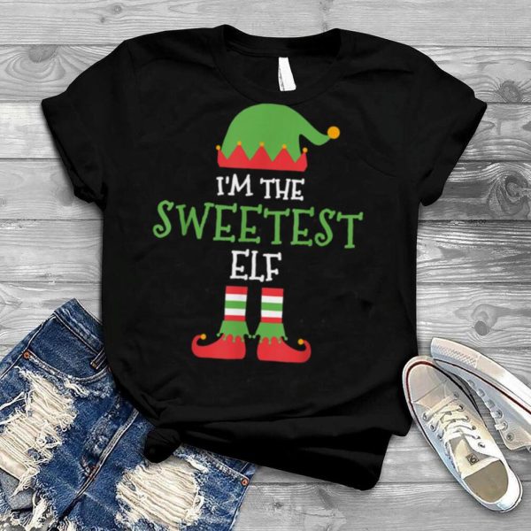 I’m The Sweetest Elf Family Matching Christmas Group Pajamas shirt