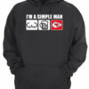 I’m a simple man love bobs beer and Kansas City Chiefs shirt