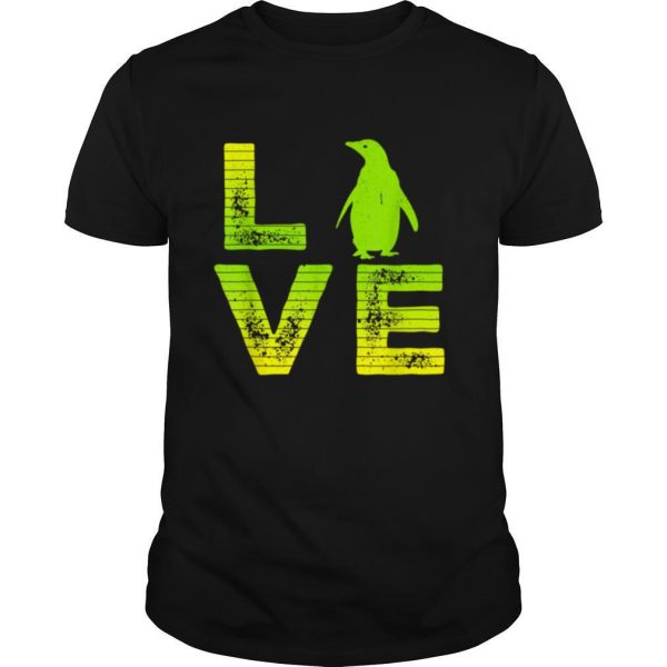 I Love Penguins Wild Penguin Loving Boys & Girls T Shirt