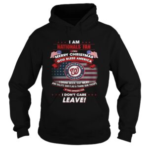 I am Nationals fan I say Merry Christmas god bless America t-shirt I am Nationals fan I say Merry Christmas god bless America t-shirt