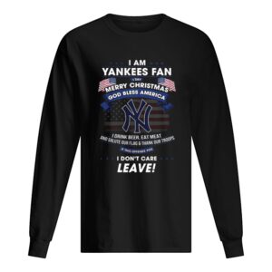 I am Yankees fan i say Merry Christmas god bless America flag shirt I am Yankees fan i say Merry Christmas god bless America flag shirt