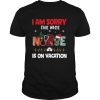 I am sorry the nice nurse is on vacation Christmas 2020 shirt
