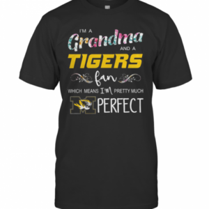 I’M A Grandma And A Tigers Fan Which Means I’M Pretty Much Perfect T-Shirt