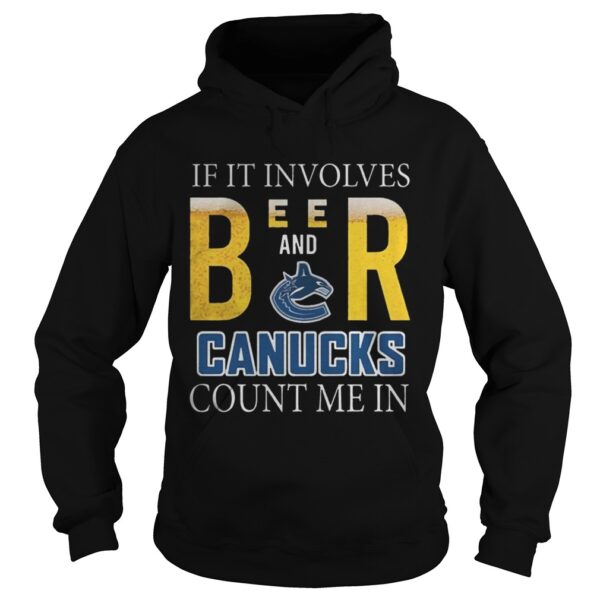 If it involves beer and Vancouver Canucks count me in shirt