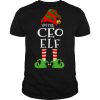 Im The CEO Elf Matching Christmas Pajama Costume shirt