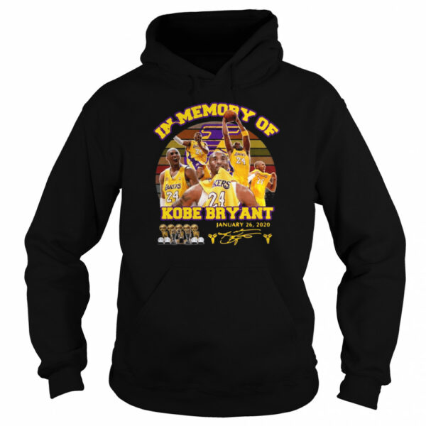 In Memory Of Kobe Bryant January 26 2020 Signature Vintage shirt