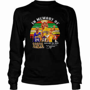 In memory of Kobe Bryant january 26 2021 signature vintage shirt In memory of Kobe Bryant january 26 2021 signature vintage shirt