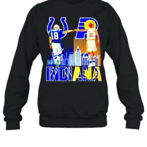 Indiana Reginald Wayne Miller And Peyton Manning Signature Shirt 2