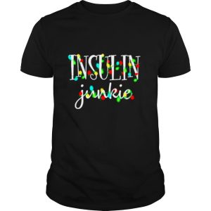 Insulin Junkie Diabetes lights Christmas shirt