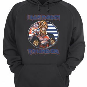 Iron maiden oklahoma city thunder american flag independence day shirt