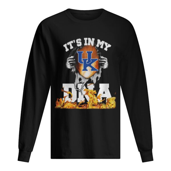 It’s In My UK Kentucky Wildcats logo football DNA Fire shirt