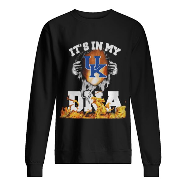 It’s In My UK Kentucky Wildcats logo football DNA Fire shirt