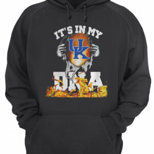 It’s In My UK Kentucky Wildcats logo football DNA Fire shirt 2 It's In My UK Kentucky Wildcats logo football DNA Fire shirt 3