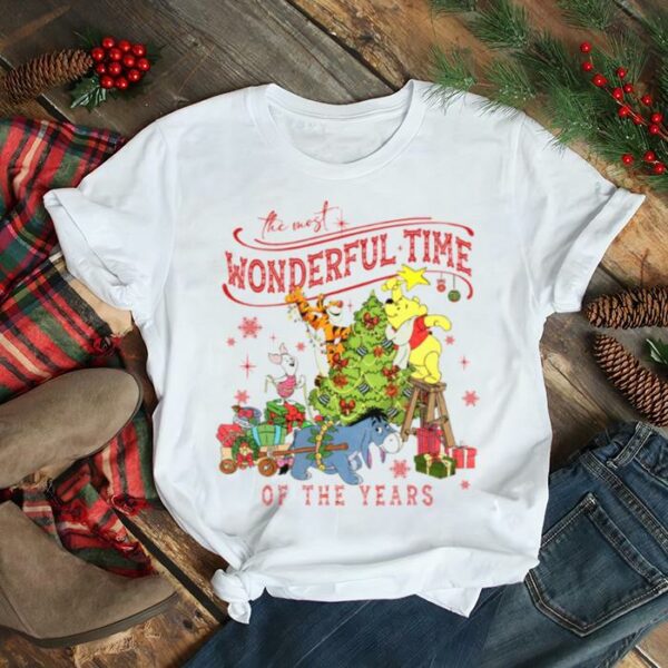 It’s The Most Wonderful Time Of The Years Winnie The Pooh Christmas Light shirt