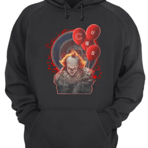 It Pennywise holding balloon Chicago Cubs shirt 2 It Pennywise holding balloon Chicago Cubs shirt 3