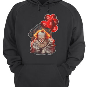 It Pennywise holding balloon Eagles Philadelphia shirt