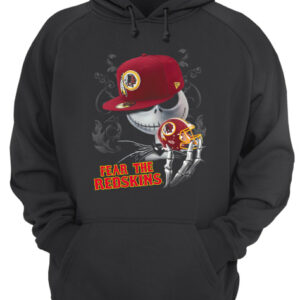 Jack Skelington Fear The Redskins Shirt 2 Jack Skelington Fear The Redskins Shirt 3