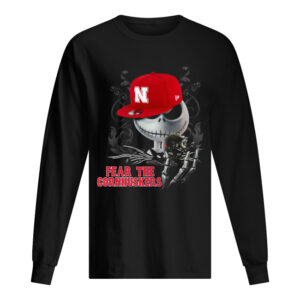 Jack Skellington Fear The Cornhuskers Shirt Jack Skellington Fear The Cornhuskers Shirt