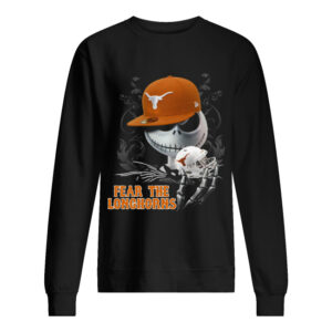 Jack Skellington Fear The Longhorns Shirt 1 Jack Skellington Fear The Longhorns Shirt 2