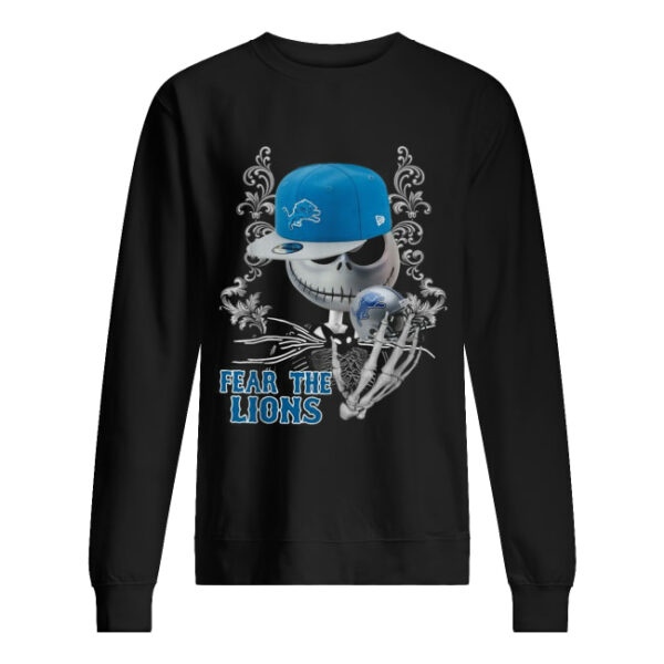 Jack Skellington Fear the Detroit Lions shirt