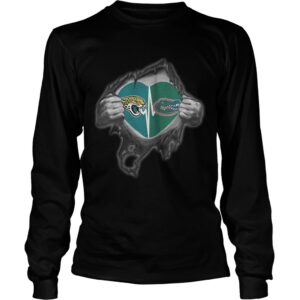 Jaguars Gators Its in my heart inside me shirt Jaguars Gators Its in my heart inside me shirt