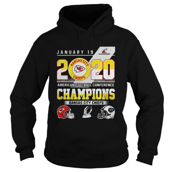 January 19 2020 American football conference champions Kansas city Chiefs shirt