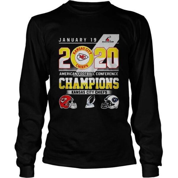 January 19 2020 American football conference champions Kansas city Chiefs shirt