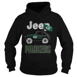 Jeep Green Bay Packers flag shirt Jeep Green Bay Packers flag shirt