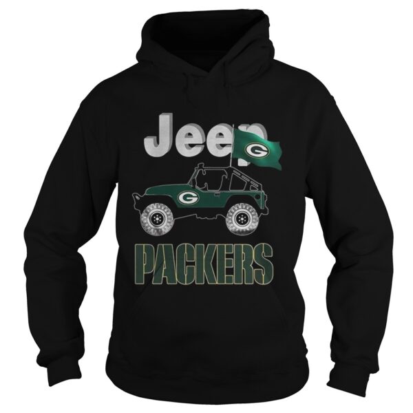 Jeep Green Bay Packers flag shirt